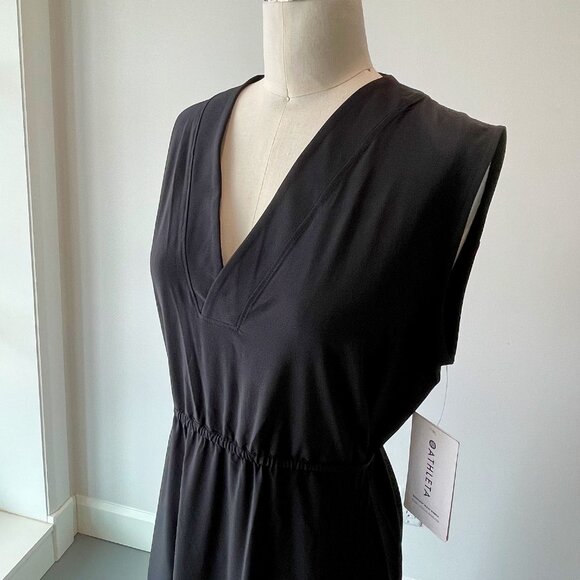 NWT Athleta Marlow Maxi Dress Womens XS / S - Black - Picture 3 of 10